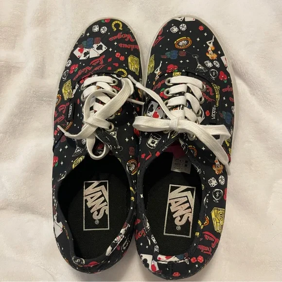Limited Edition Las Vegas Vans Size 8.5 Women’s Size 7 Men’s Sneaker Shoes - Picture 6 of 13